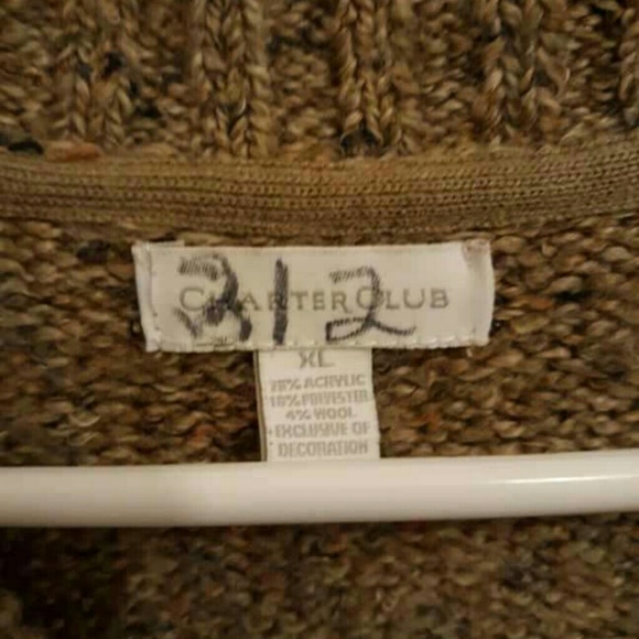 Charter Club V- Neck Sweater - Picture 4 of 5